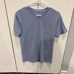 Banana Republic Blue Premium Wash Short Sleeve Shirt